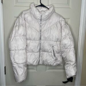 NVLT Cire Crop Padded Puffer Sz L